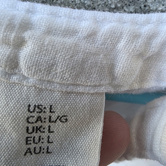 Joie 100% Linen Ivory Pintuck Blouse - Picture 7 of 12